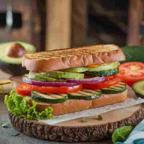 California Grilled Veggie Sandwich