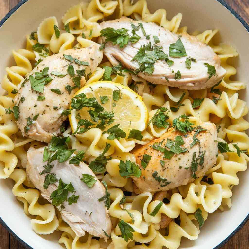 Zesty Lemon Herb Chicken Pasta