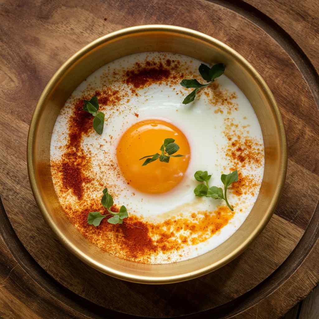 Easy Turkish Eggs (Cilbir)