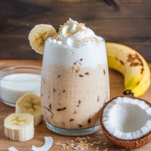 Breezy Coconut and Banana Drink