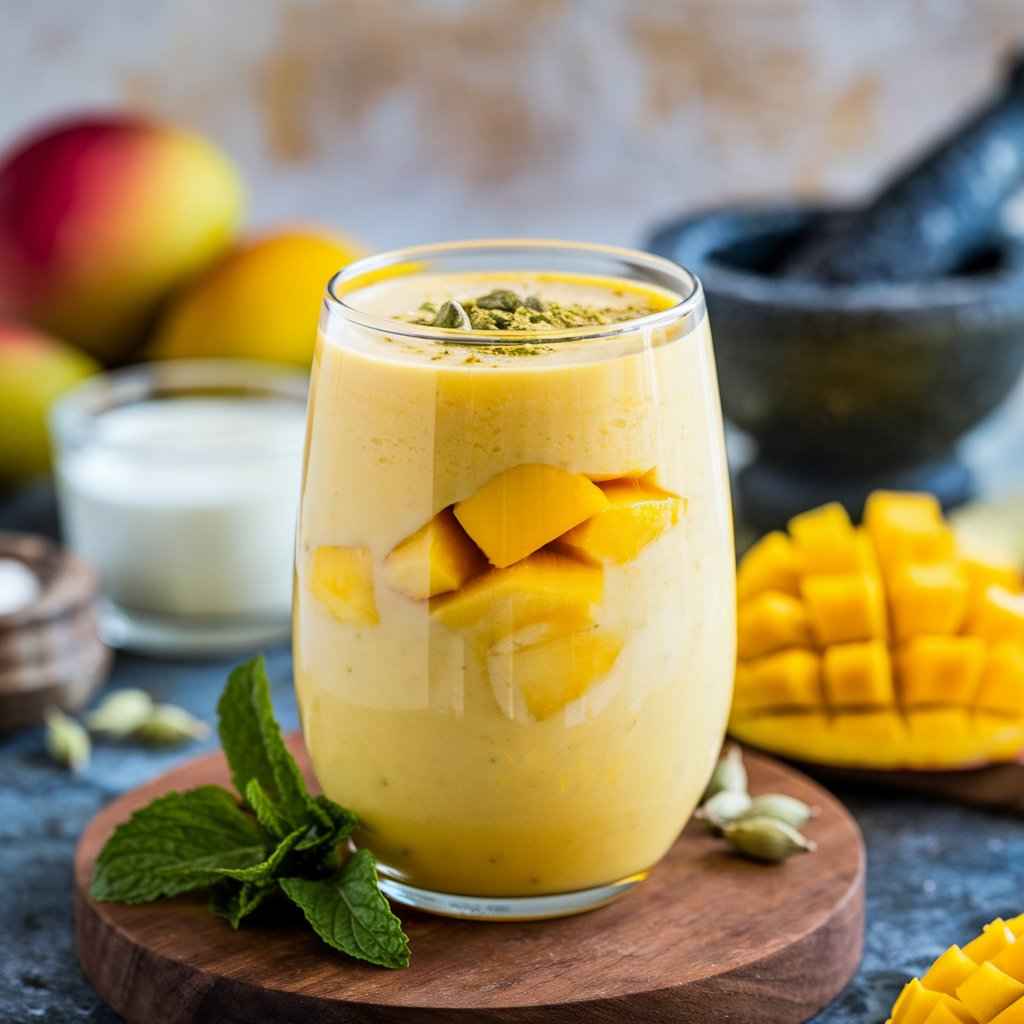 Creamy Mango Lassi Smoothie