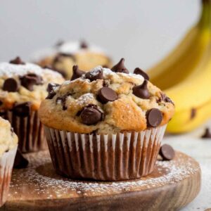 Banana Chocolate Chip Muffins