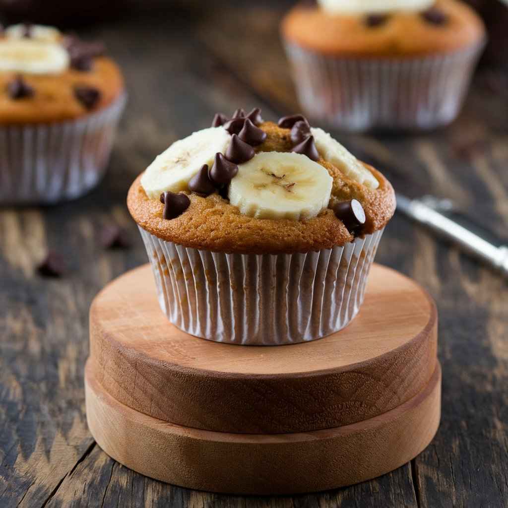 Banana Chocolate Chip Muffins