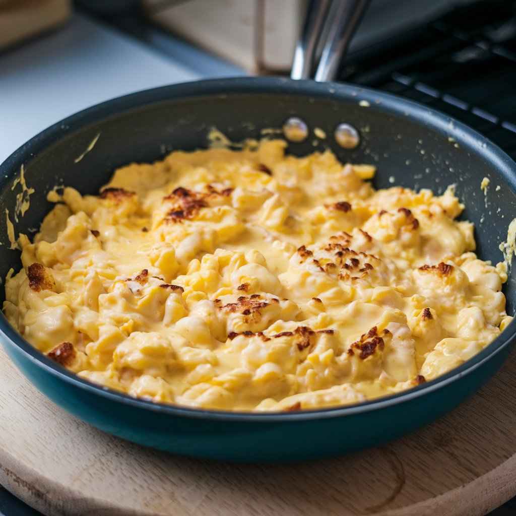 Easy Oven Scrambled Eggs