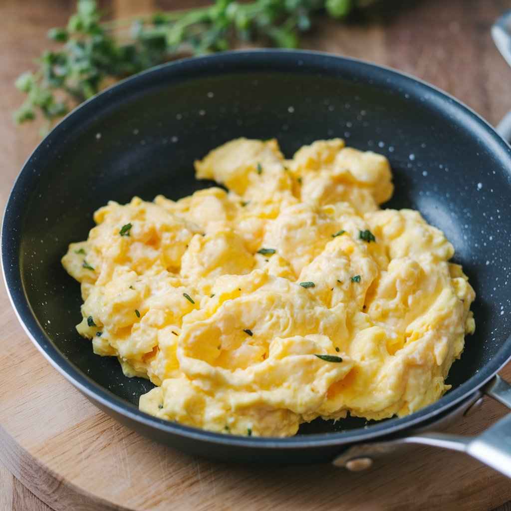 Easy Oven Scrambled Eggs