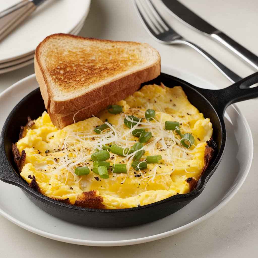 Easy Oven Scrambled Eggs