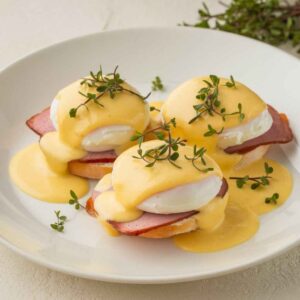 Naked Eggs Benedict