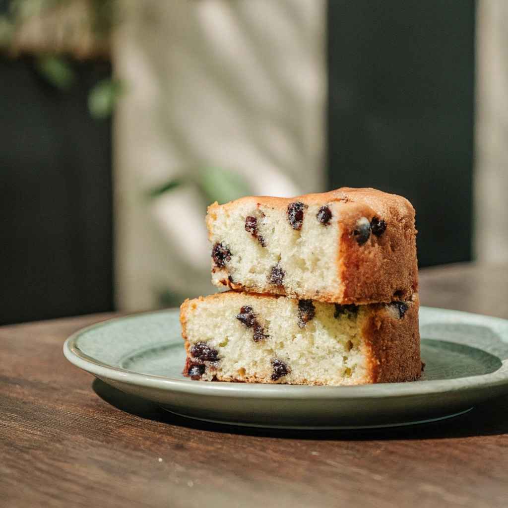 Blueberry Buttermilk Cake Breakfast