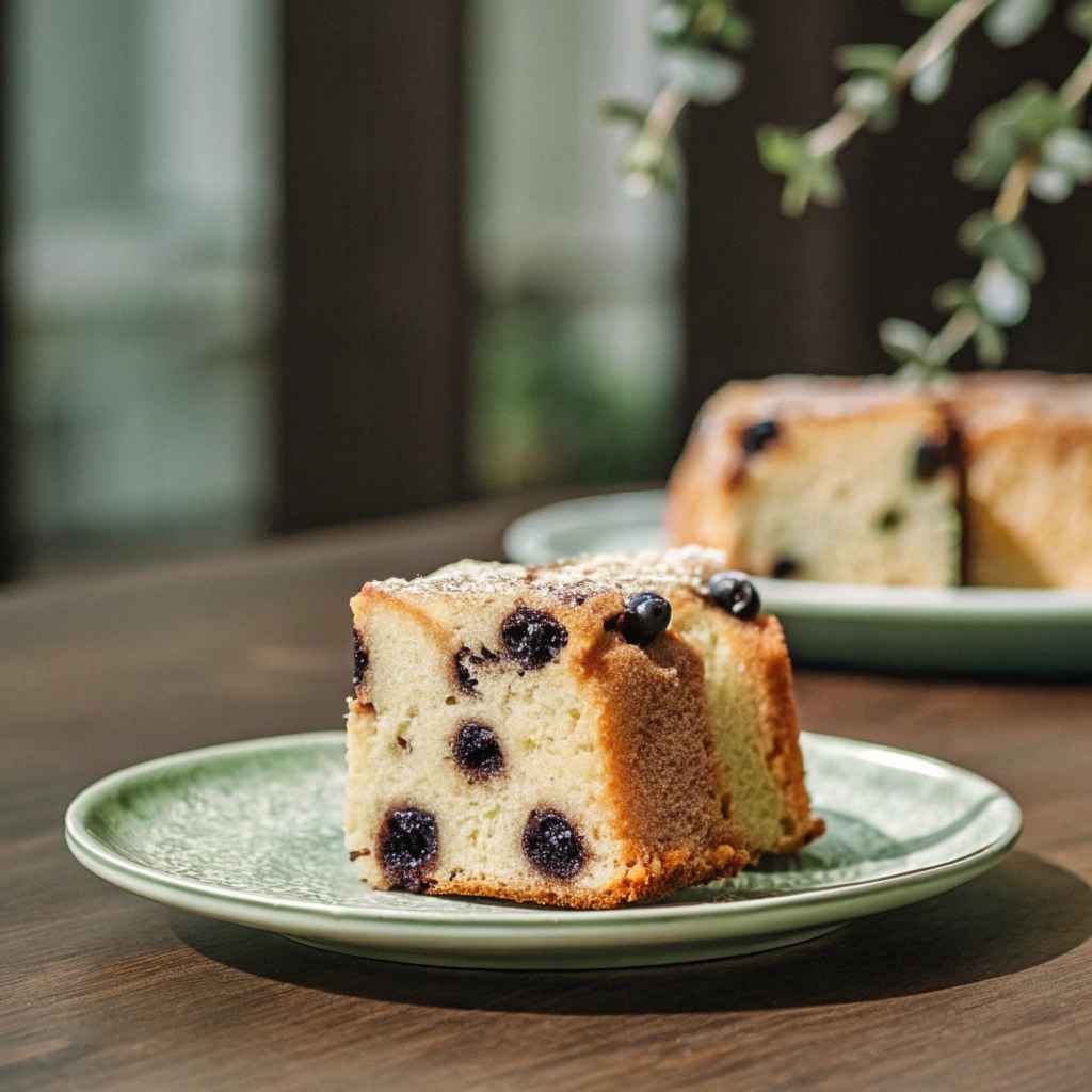 Blueberry Buttermilk Cake Breakfast