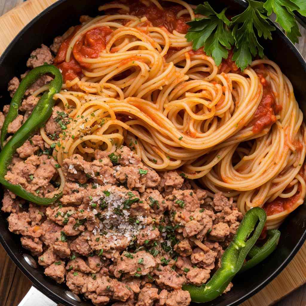 Easy Spaghetti Skillet Dinner