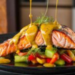 Salmon with Cajun Butter Sauce