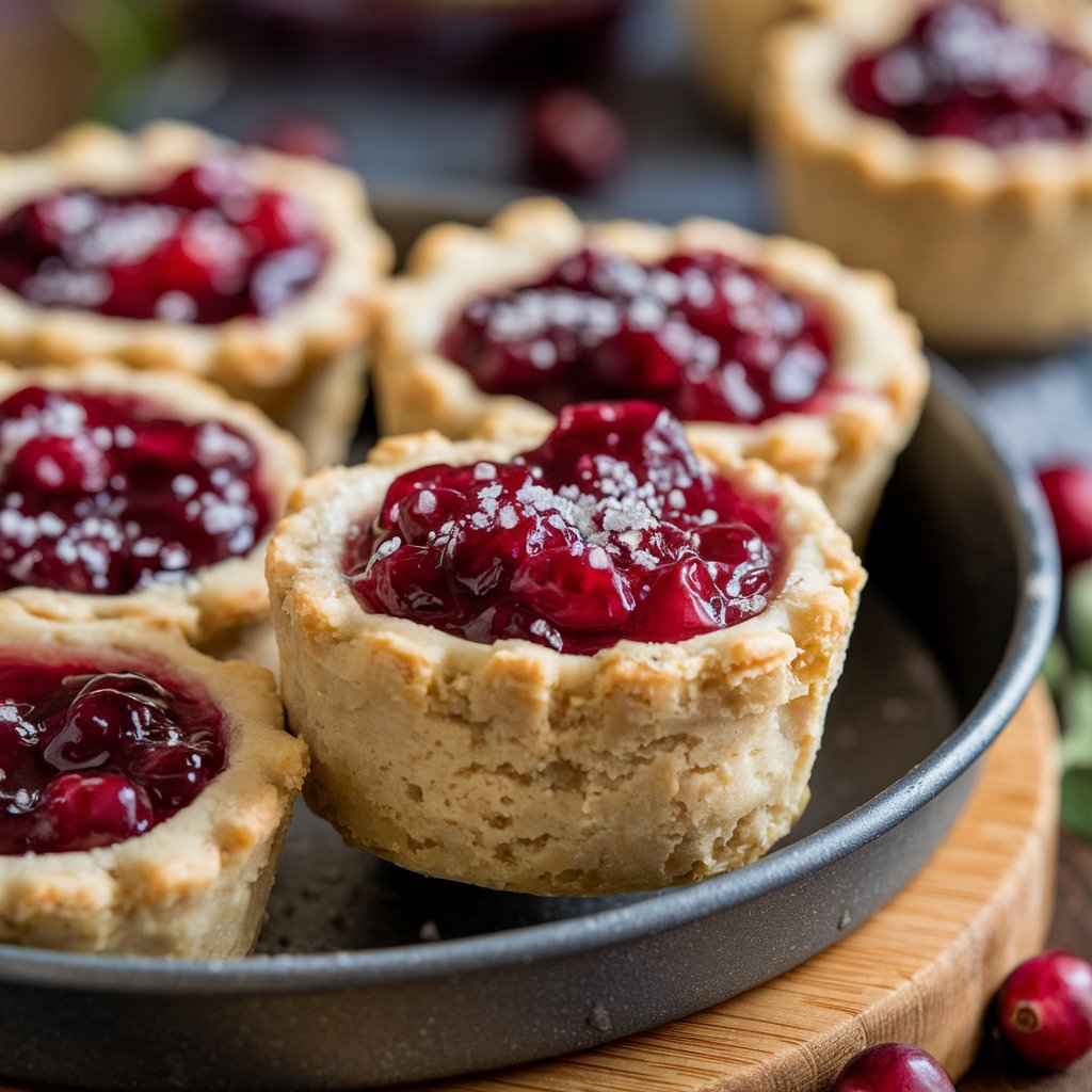 Easy Mini Cranberry Potpies