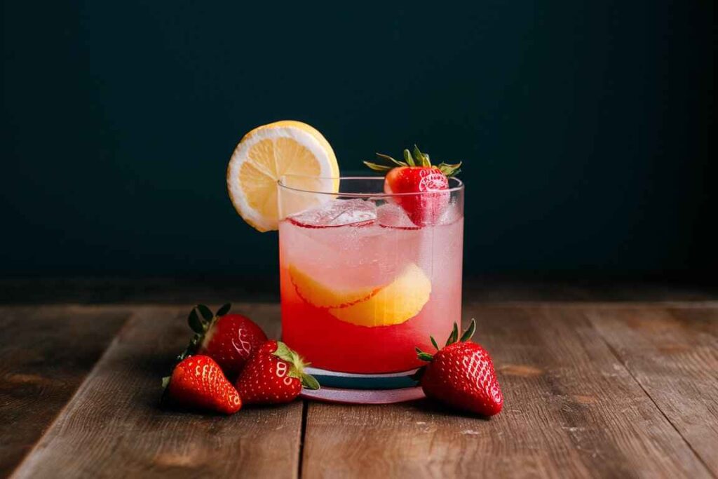 Strawberry Lemonade Mocktail