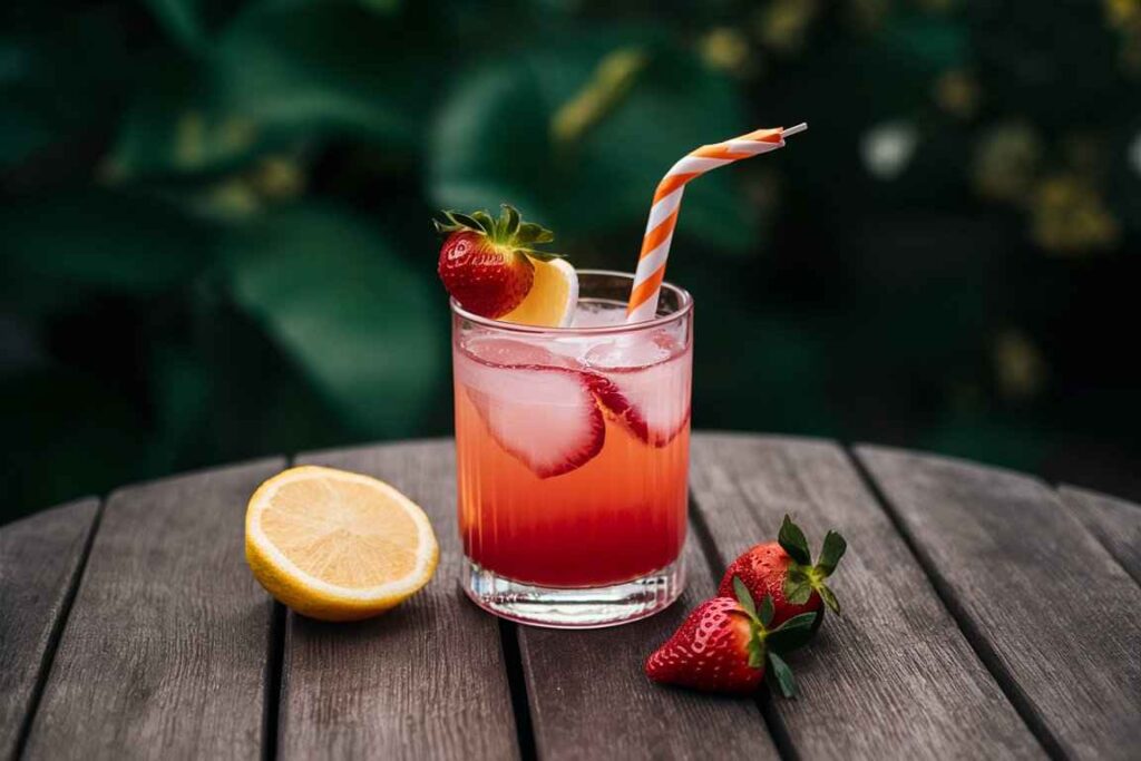 Strawberry Lemonade Mocktail