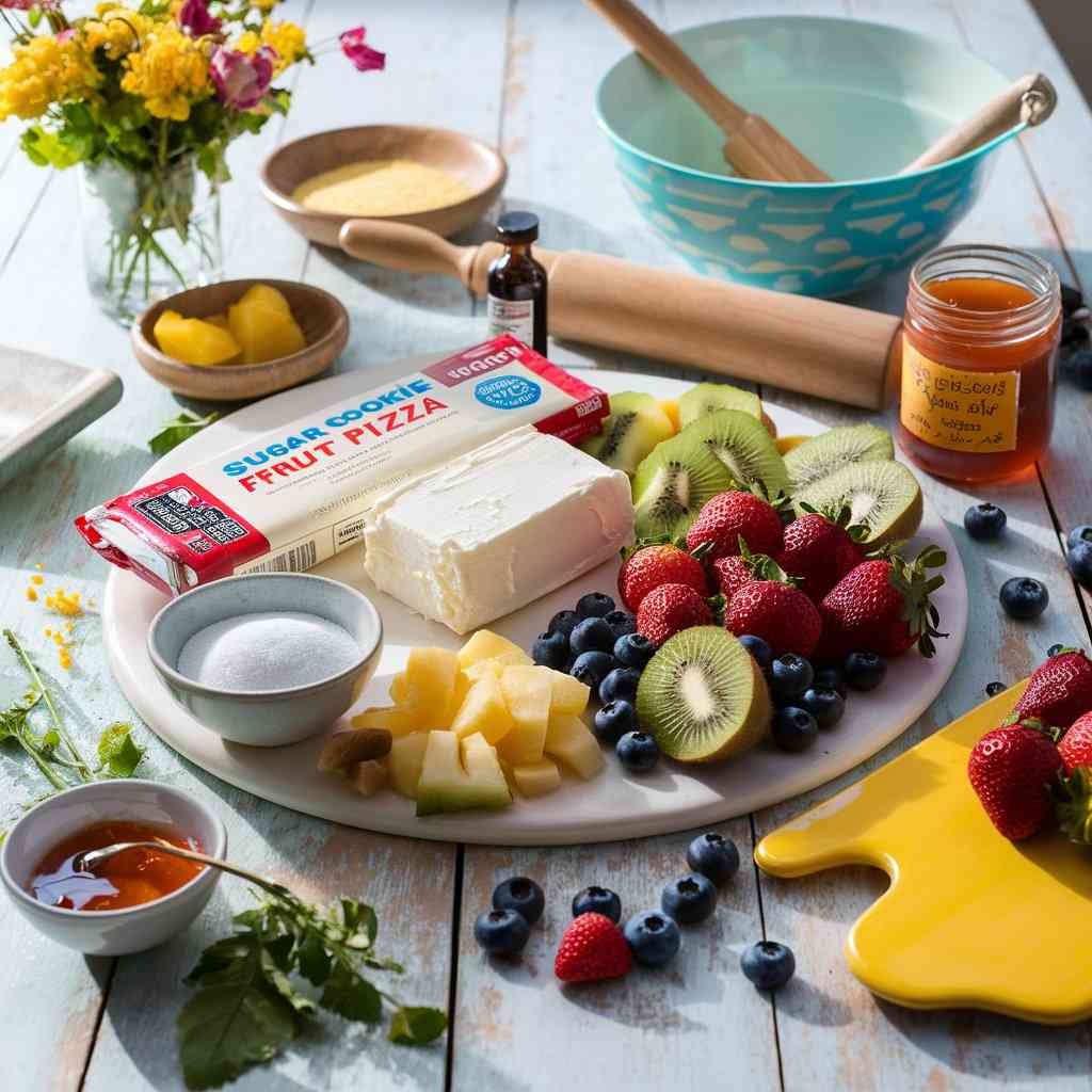 Sugar Cookie Fruit Pizza