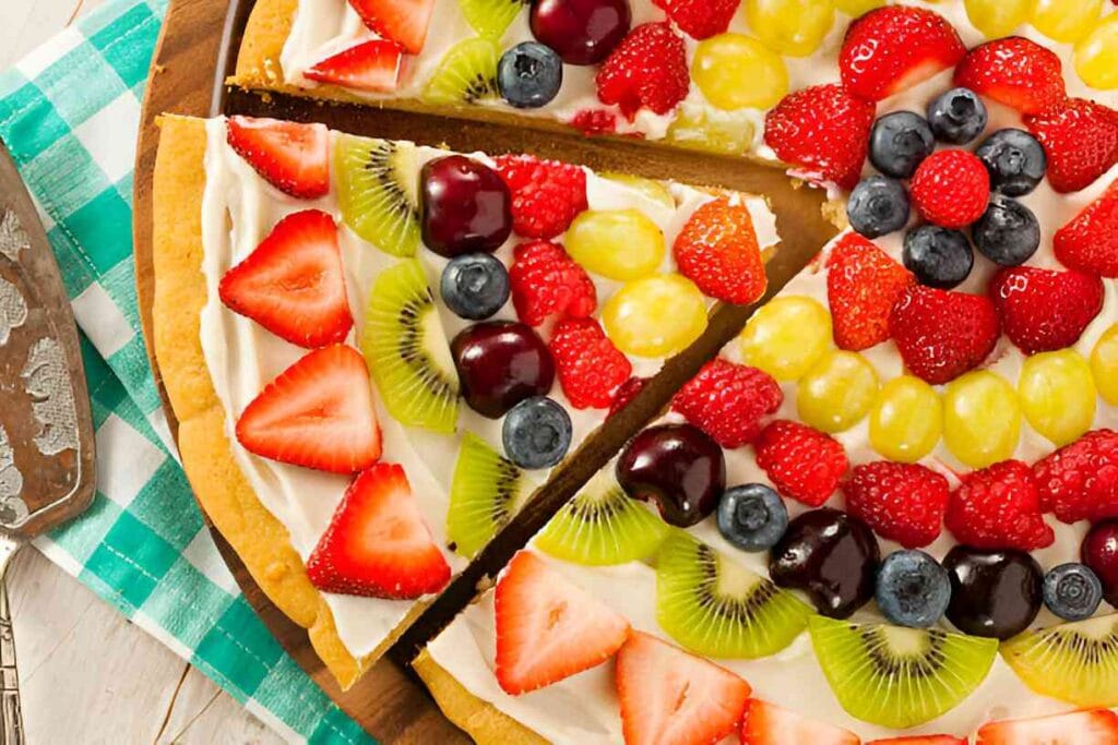 Sugar Cookie Fruit Pizza