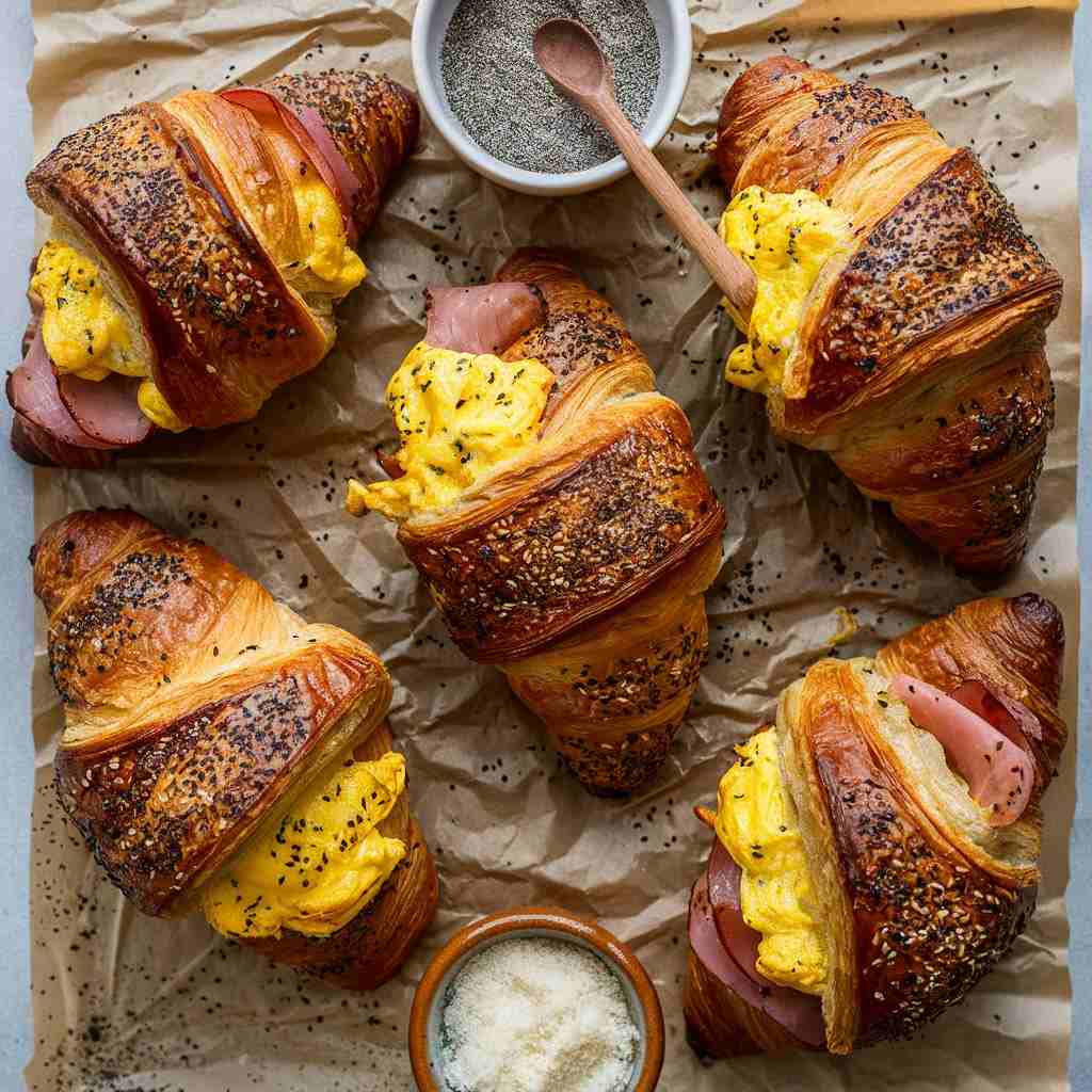 Croissant Croque Monsieur Brunch Special