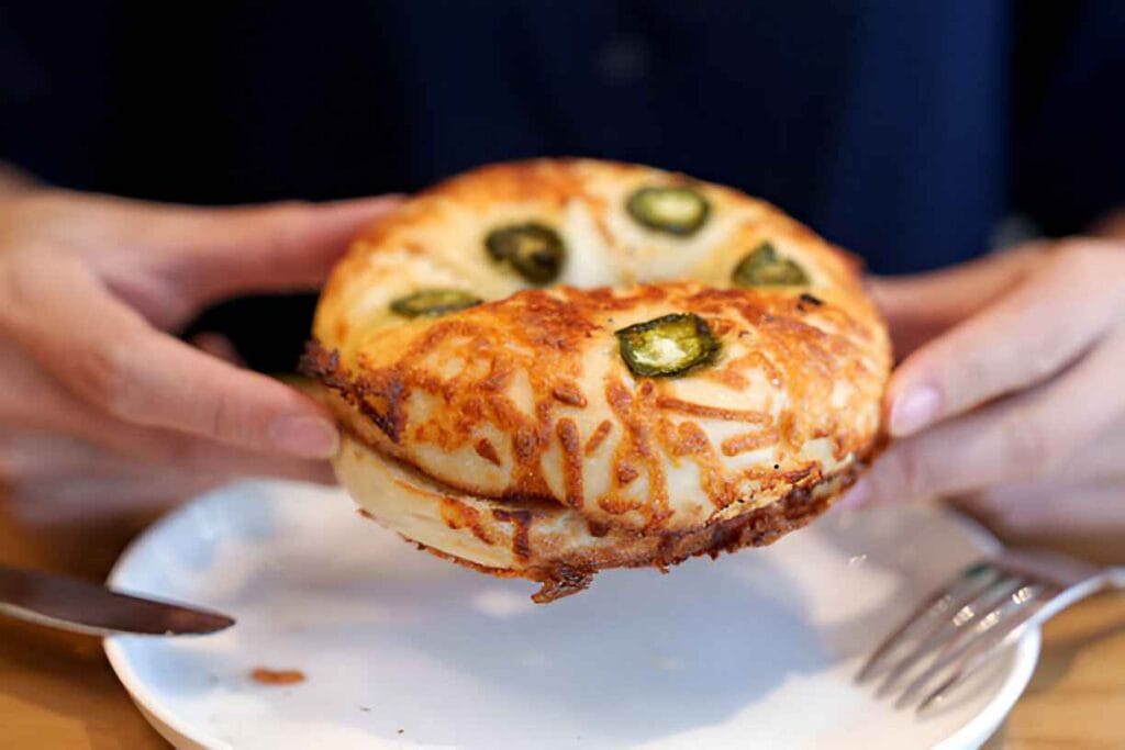 Cheddar Jalapeño Bagels