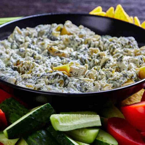 Crockpot Spinach Artichoke Dip