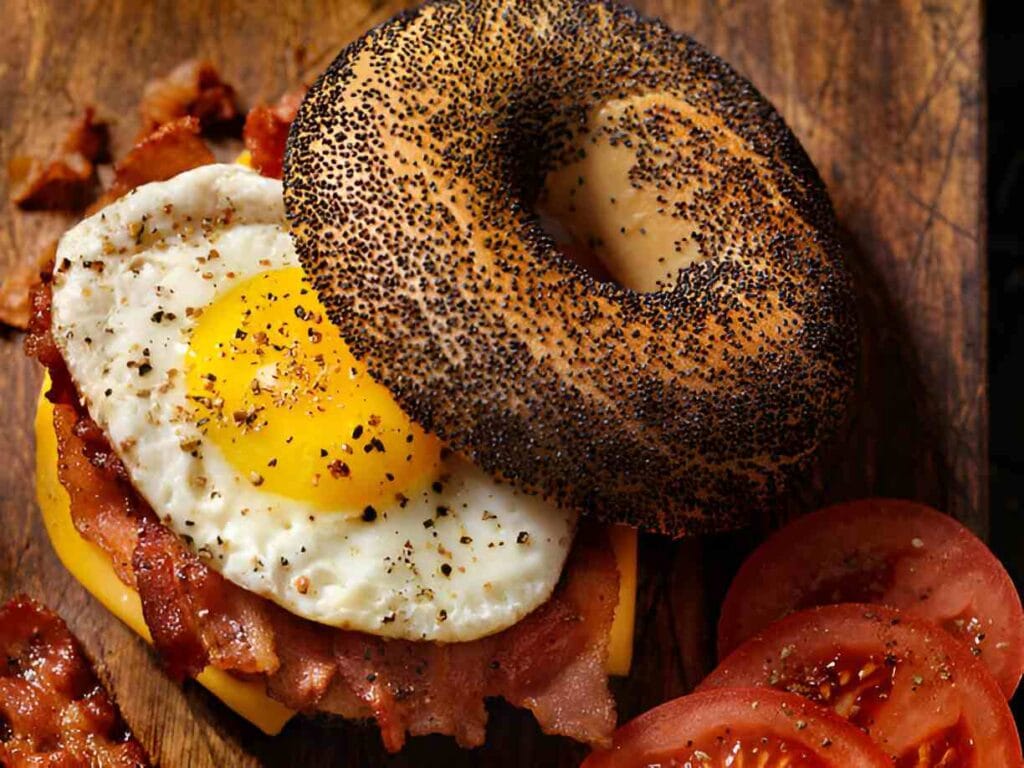Eggs in a Bagel Hole