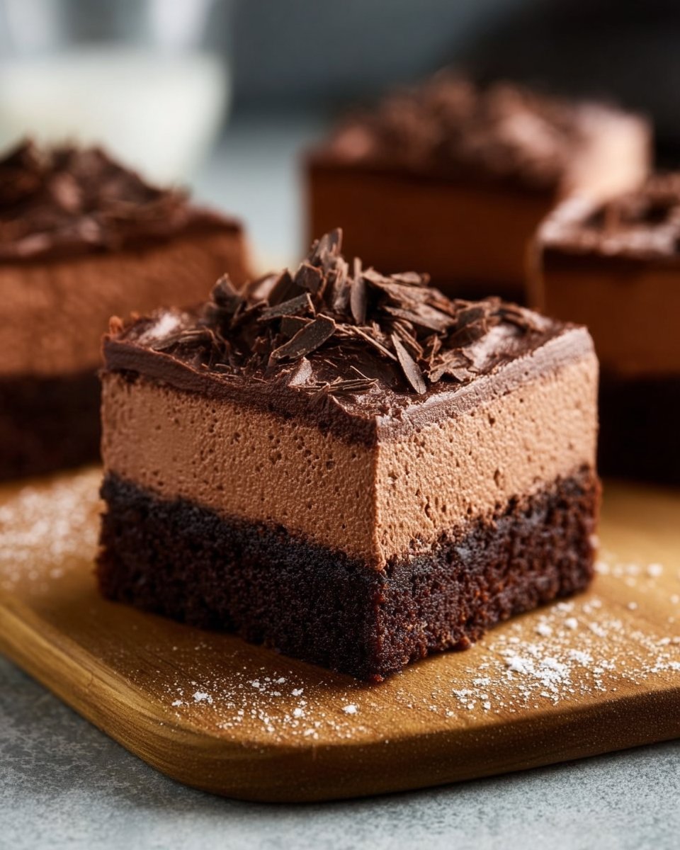 Chocolate Mousse Brownies