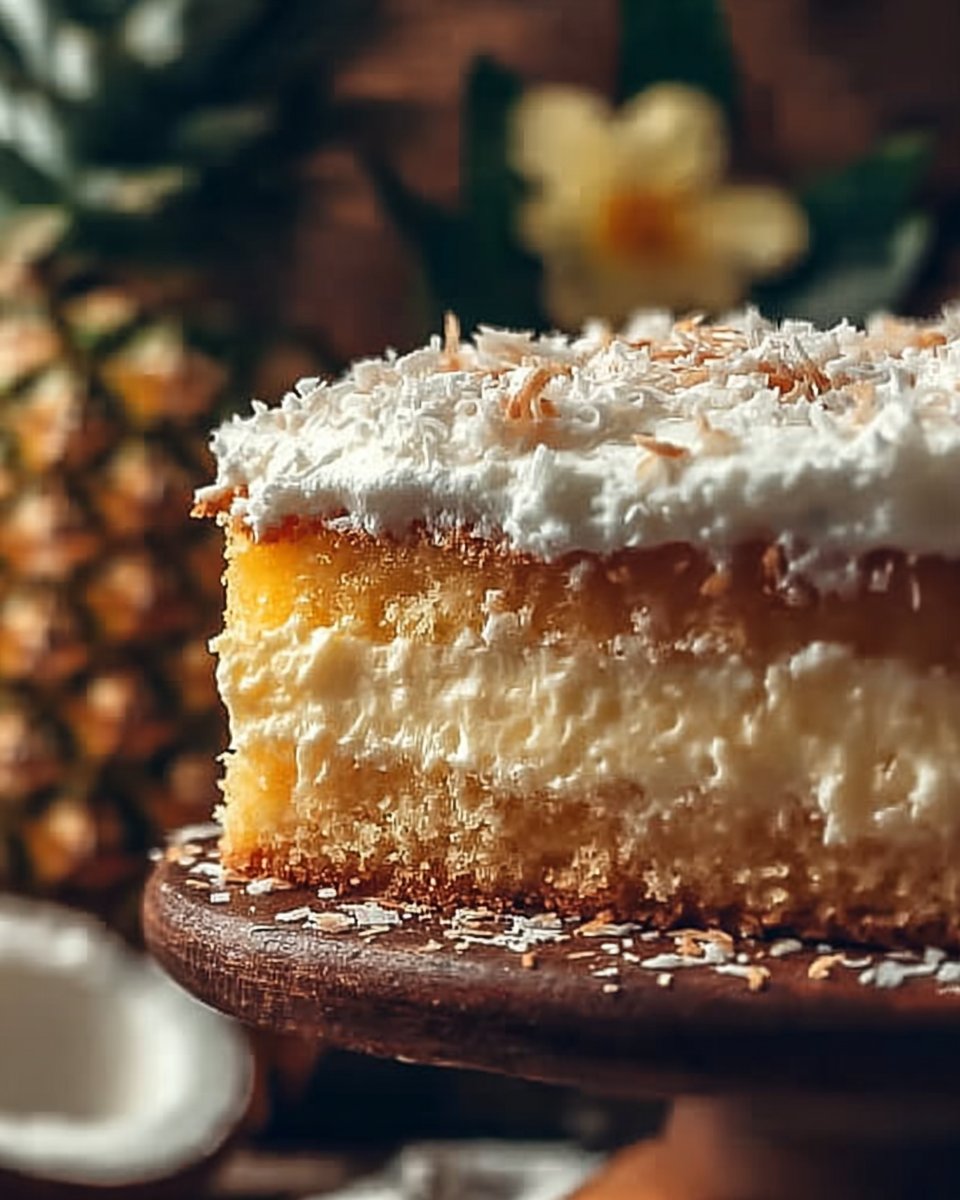 Pineapple Coconut Dream Cake