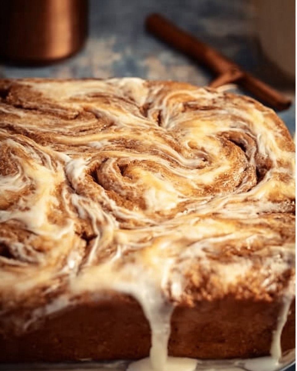 Success | Cinnamon desserts, Cinnamon roll cake, Fun baking recipes