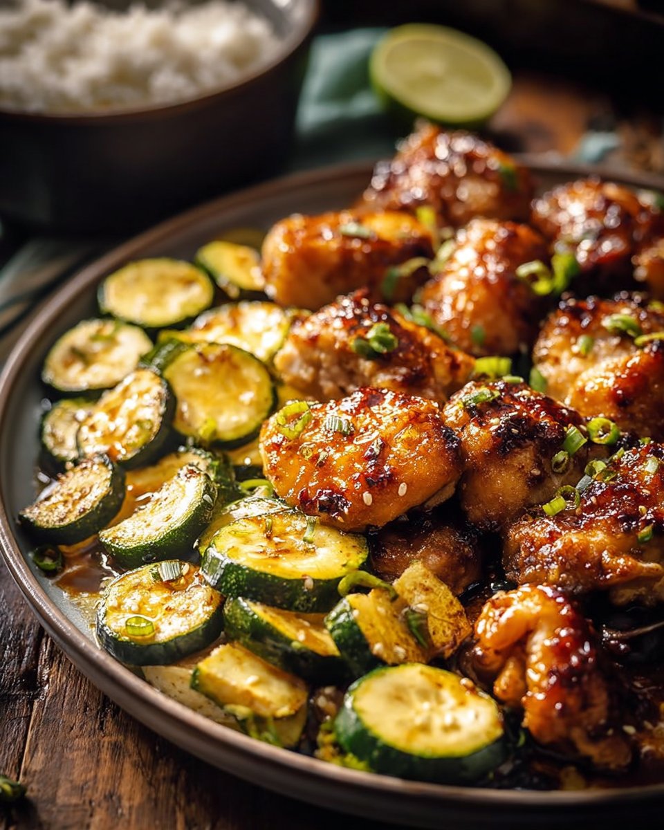 Sheet Pan Hot Honey Garlic Chicken and Zucchini: An Amazing Ultimate Recipe