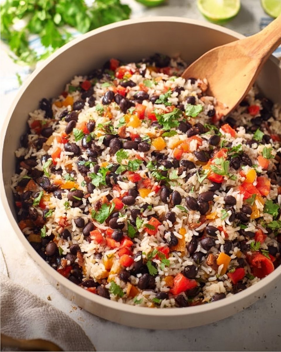 Savory Black Bean and Rice Delight
