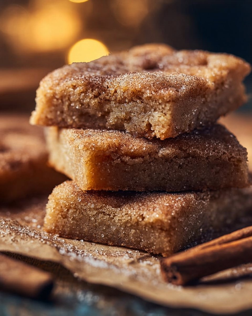 Cinnamon Sugar Blondies
