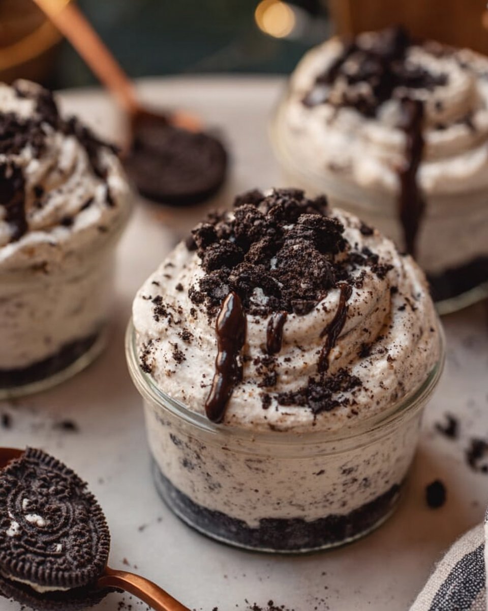 No Bake Oreo Cheesecake Cups