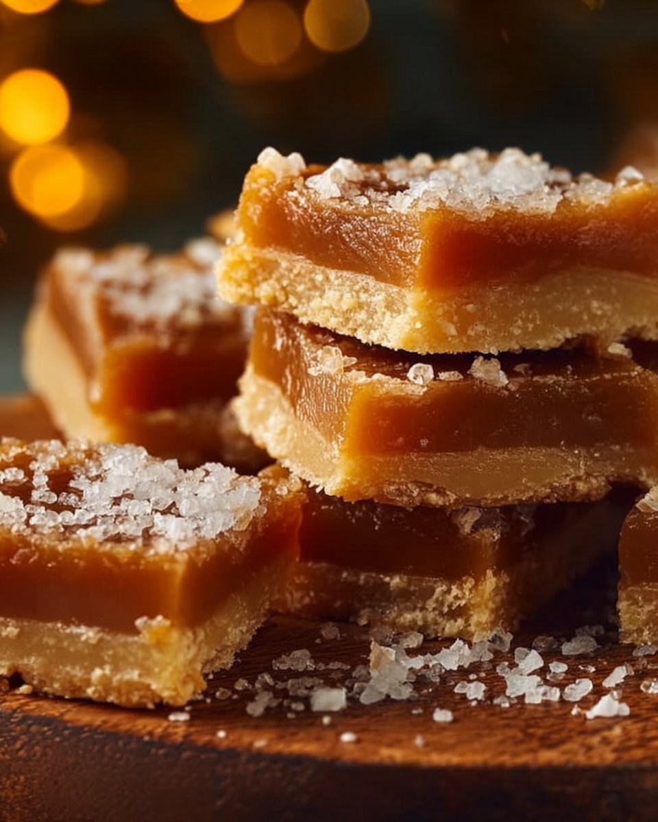 Salted Caramel Butter Bars