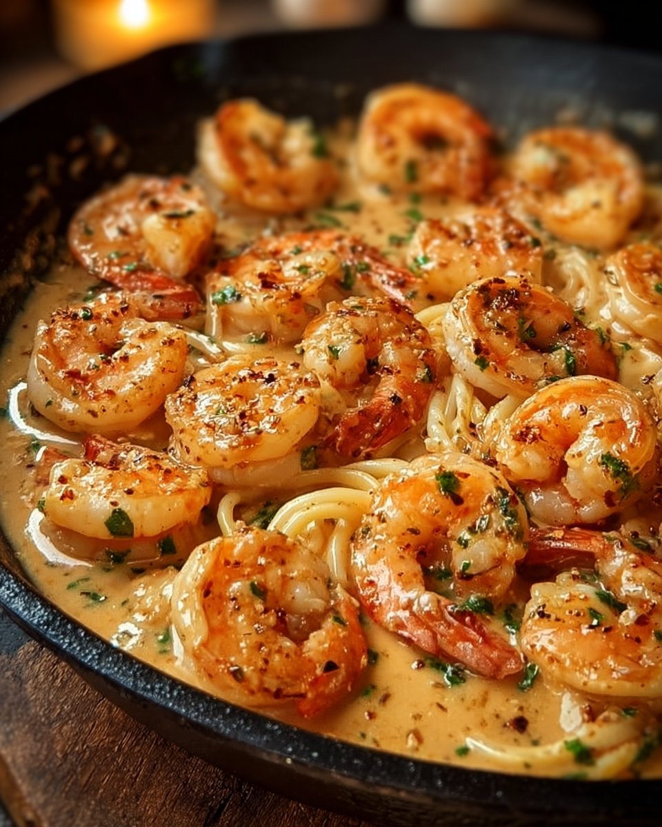 Easy Creamy Garlic Shrimp