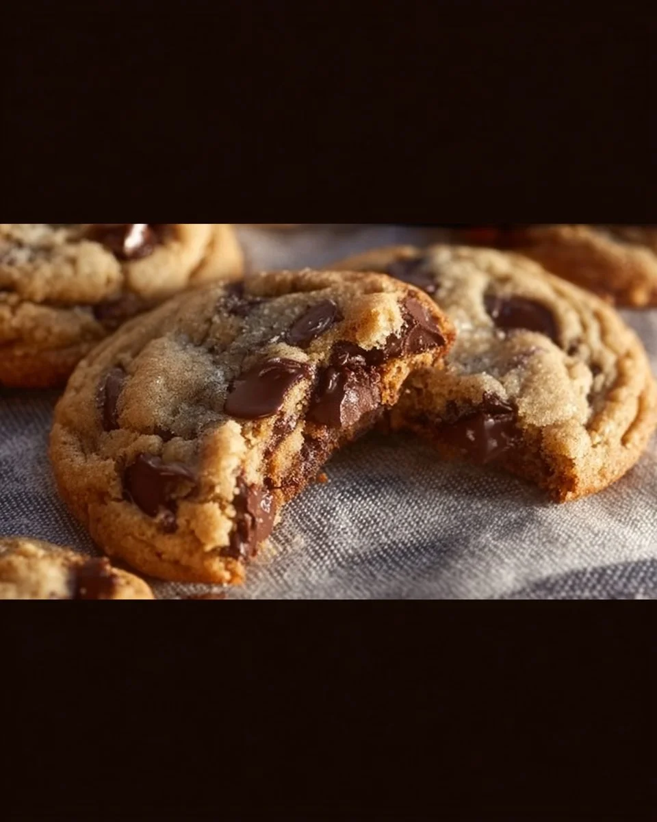 Bakery-style chocolate chip cookies fresh out of the oven