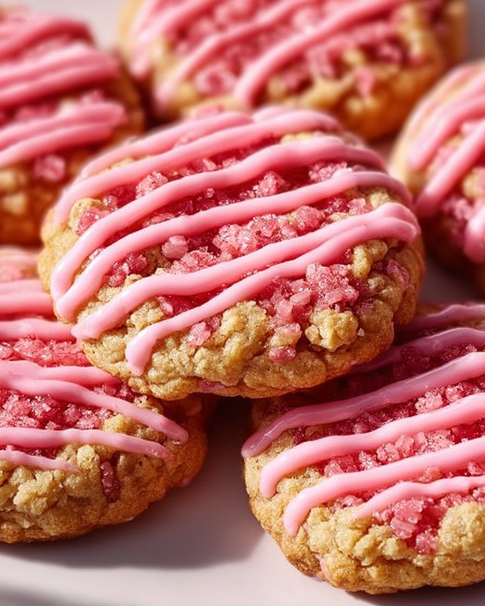 Strawberry Crunch Cookies
