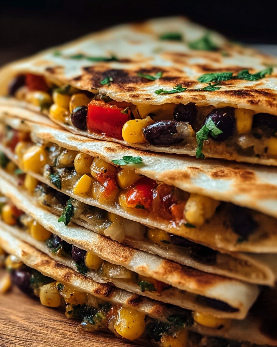 Loaded Veggie Quesadillas