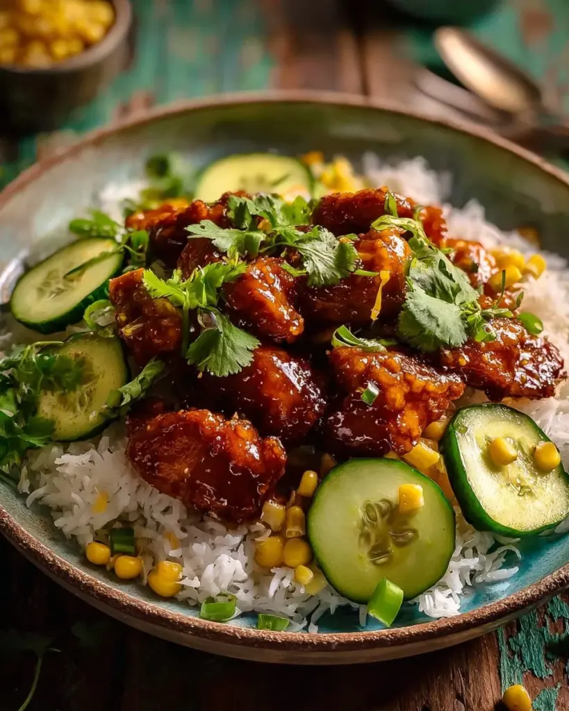 Sheet pan hot honey garlic chicken with zucchini ready to bake