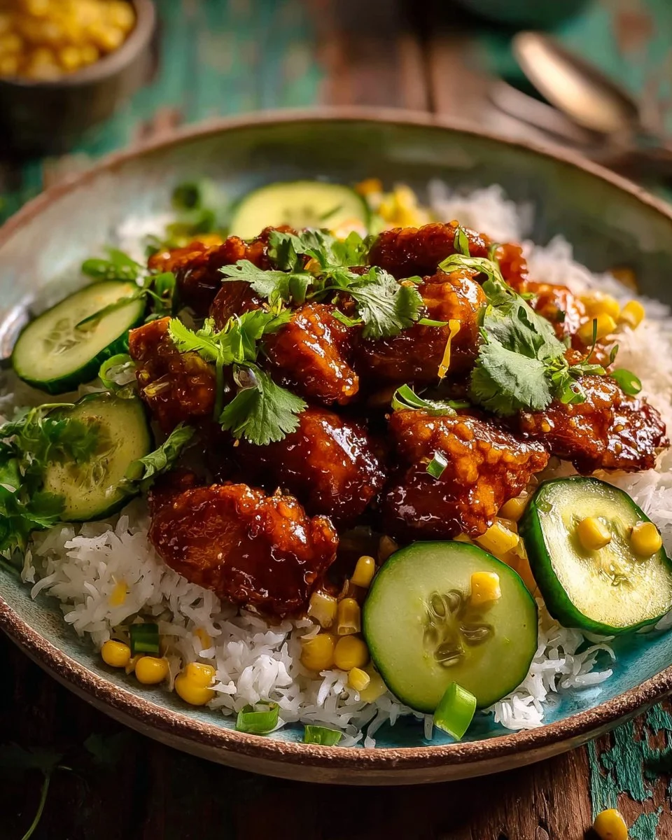 Sheet pan hot honey garlic chicken with zucchini ready to bake
