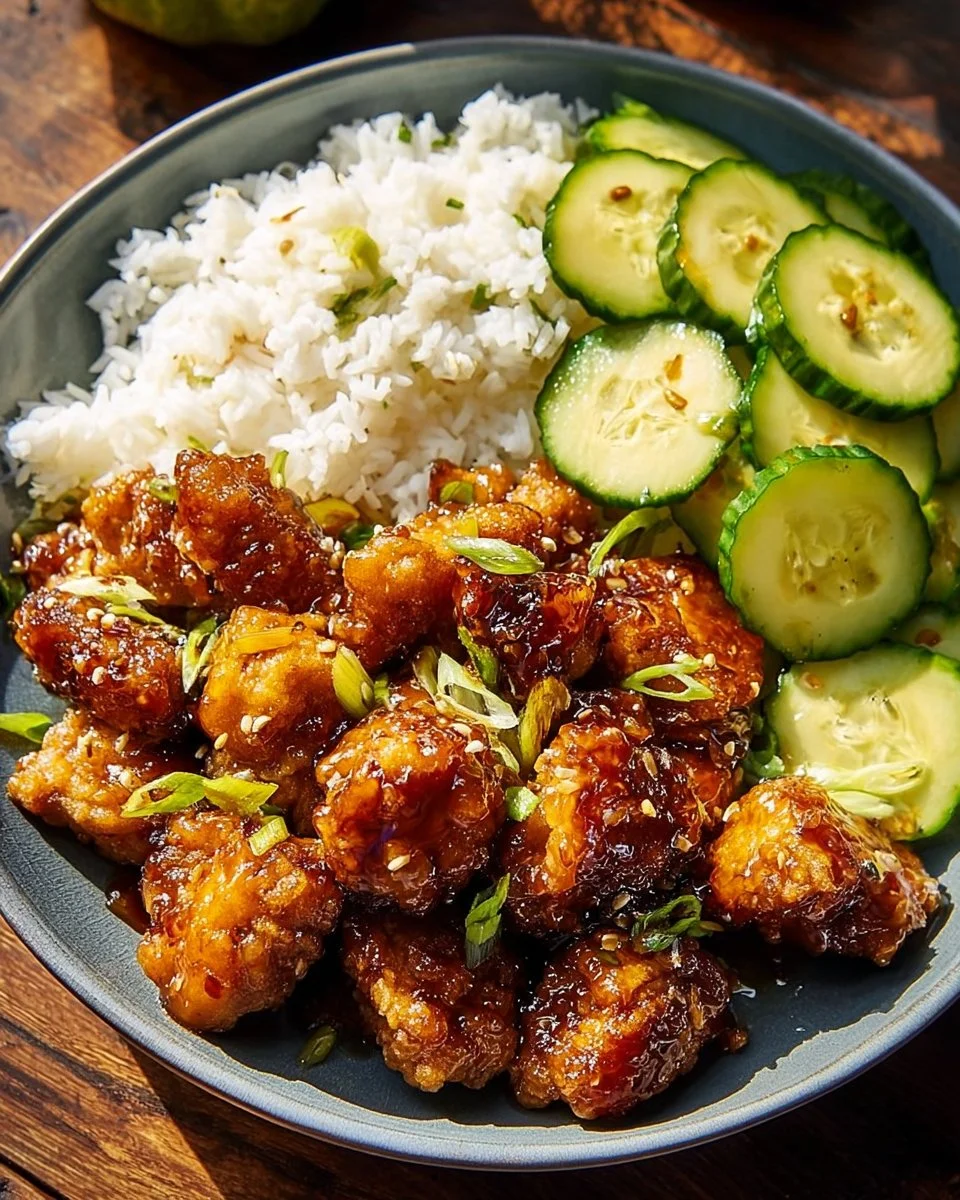 Sheet Pan Hot Honey Garlic Chicken with Zucchini, a flavorful dinner recipe.