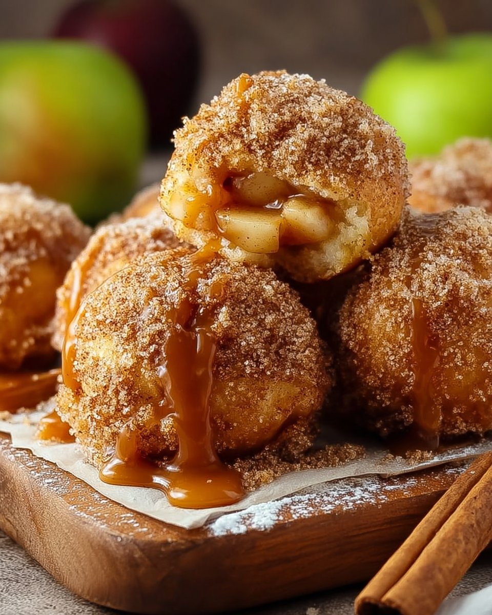 Cinnamon Caramel Apple Pie Bombs
