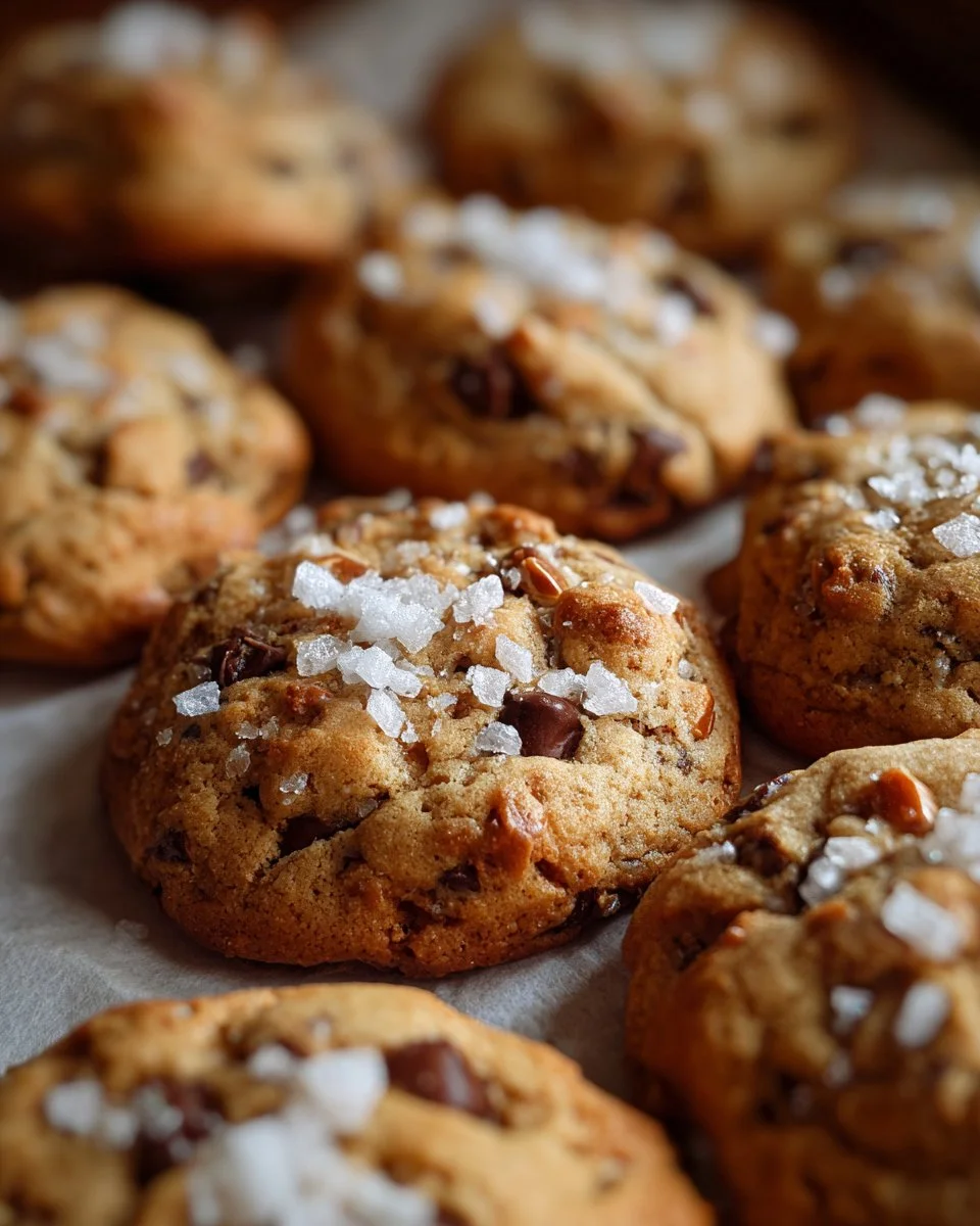 Delicious Winter Wonderland chocolate chip cookies adorned with festive decorations