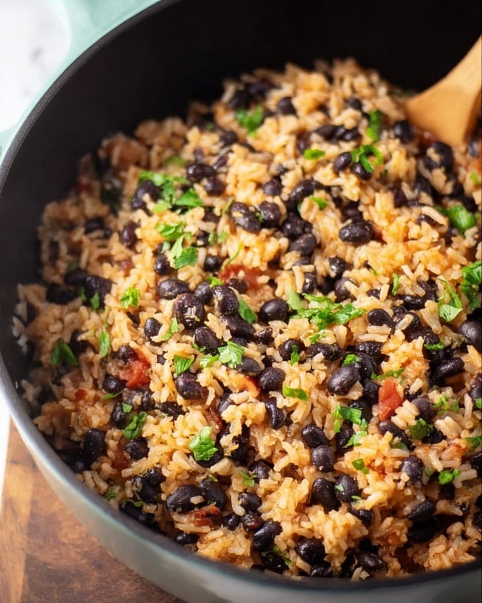 Savory Black Bean and Rice Delight