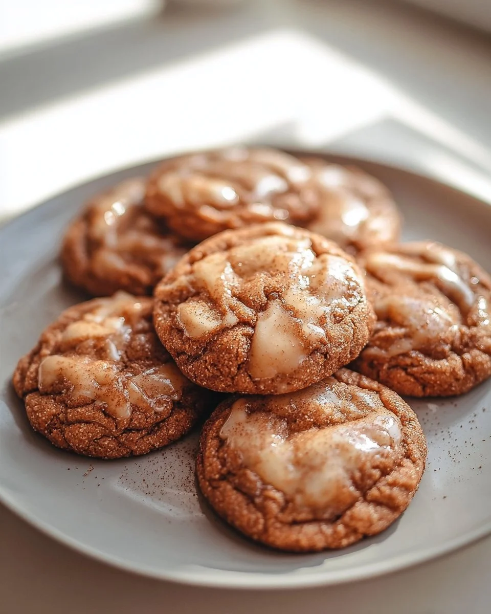 Delicious homemade apple cider cookies on a baking sheet