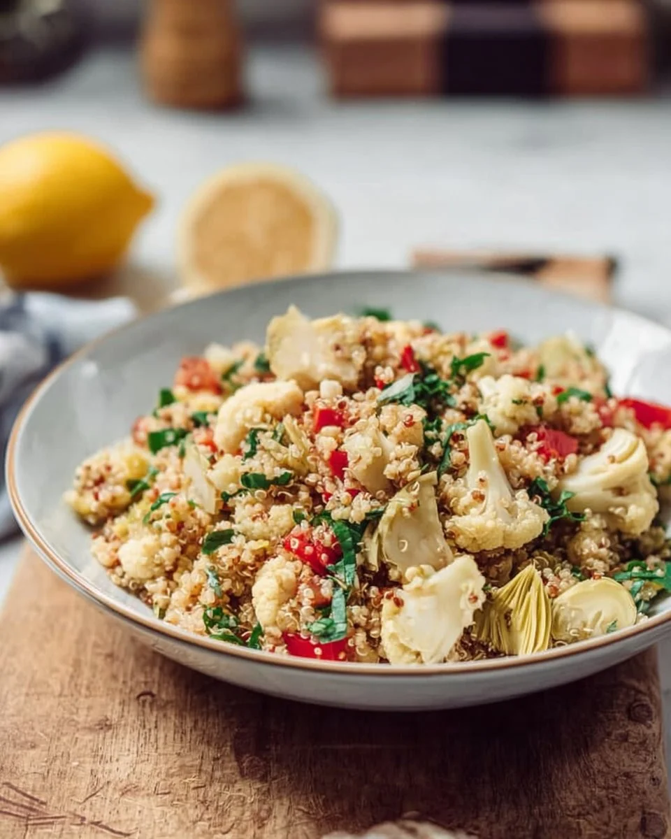 Artichoke Quinoa Salad