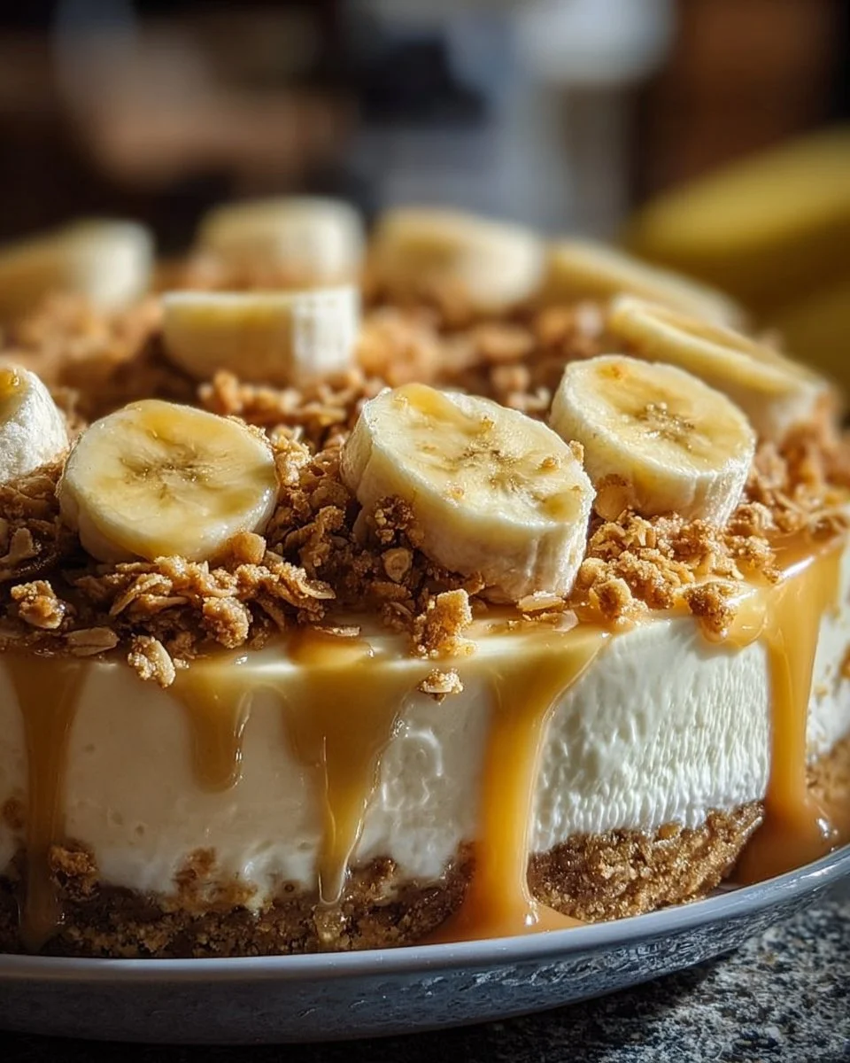 Banana Pudding Crunch Cheesecake
