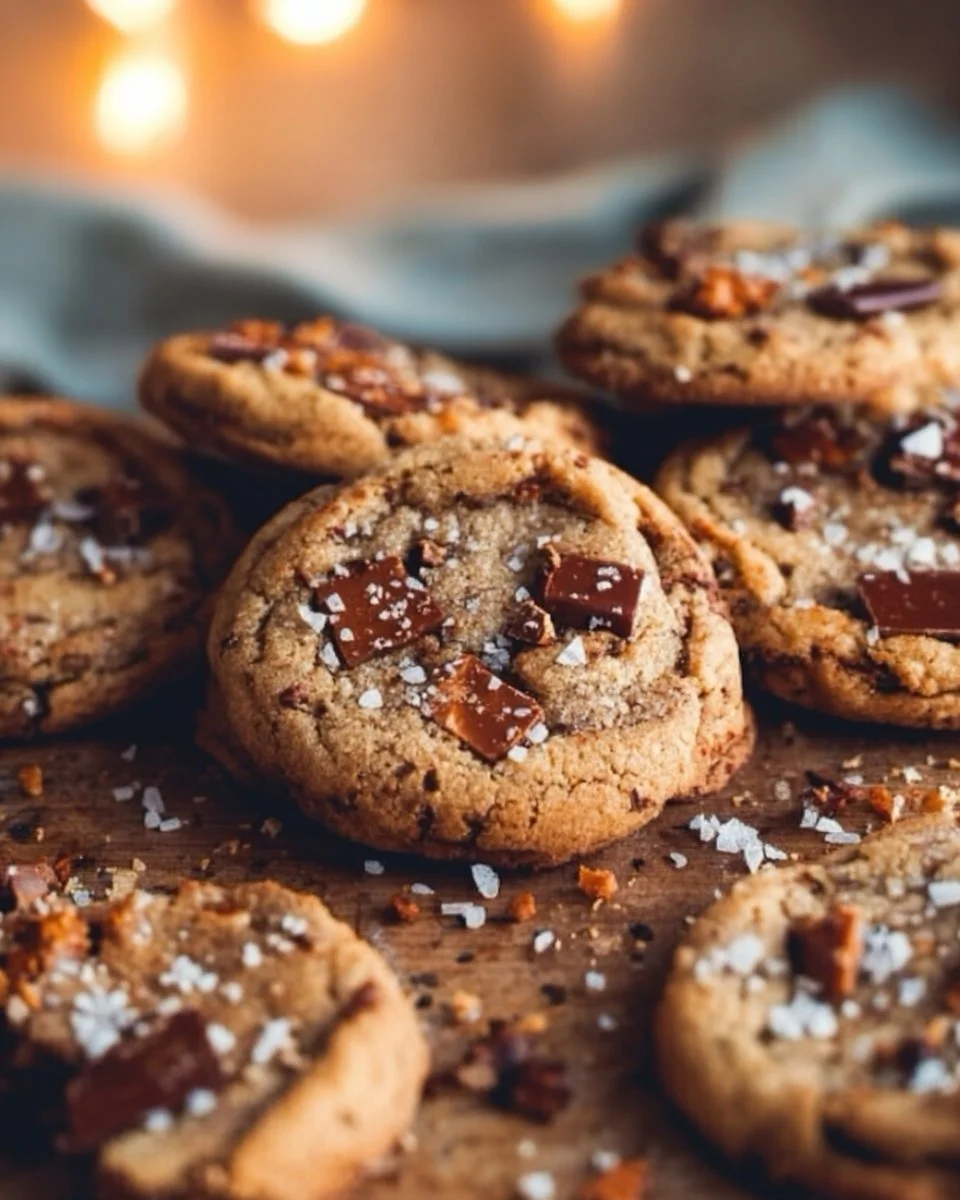 Brown Butter Toffee Cookies