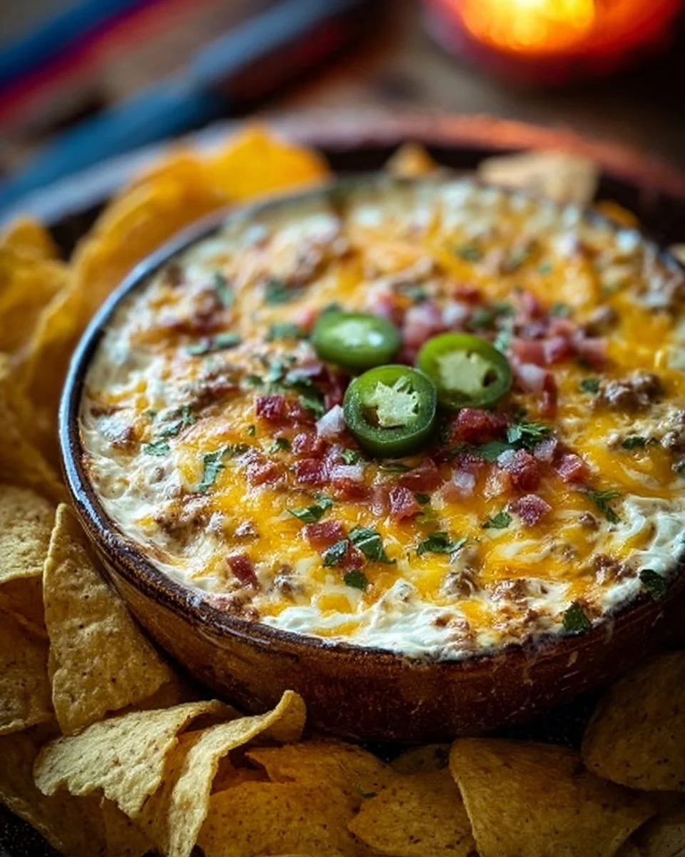 Cheesy Texas Trash Dip