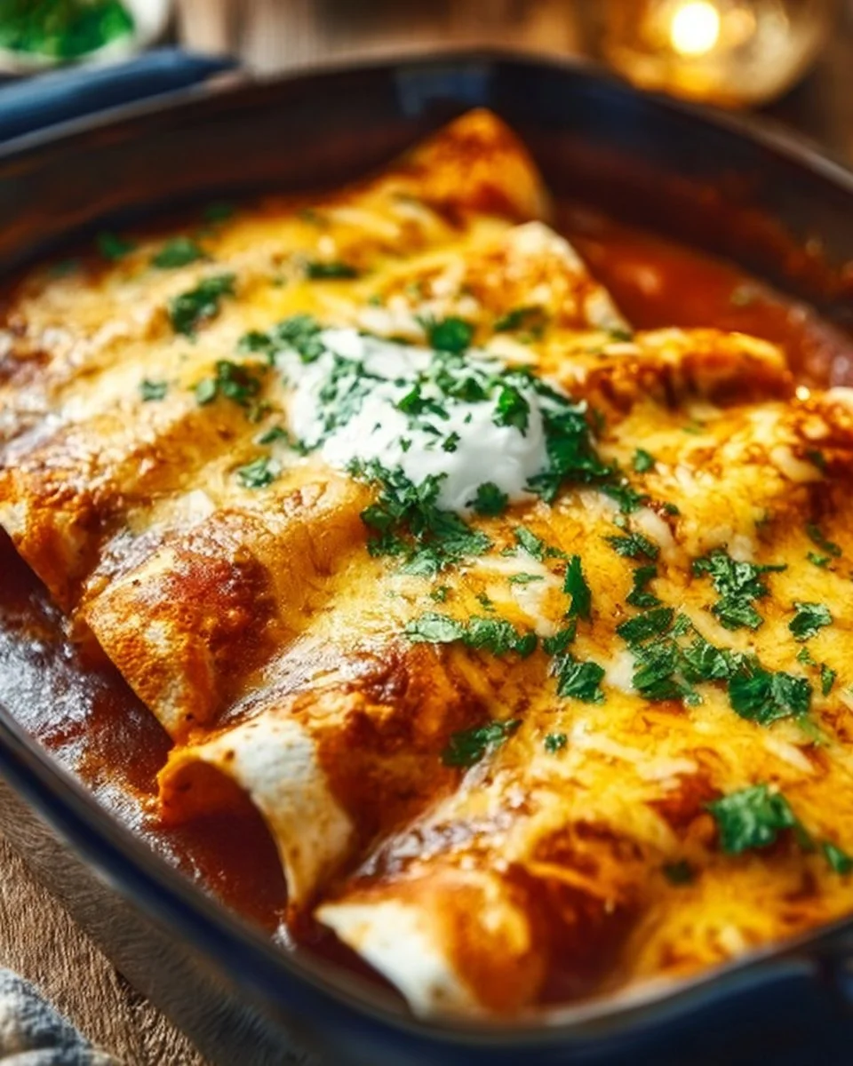 Delicious Chicken Enchiladas