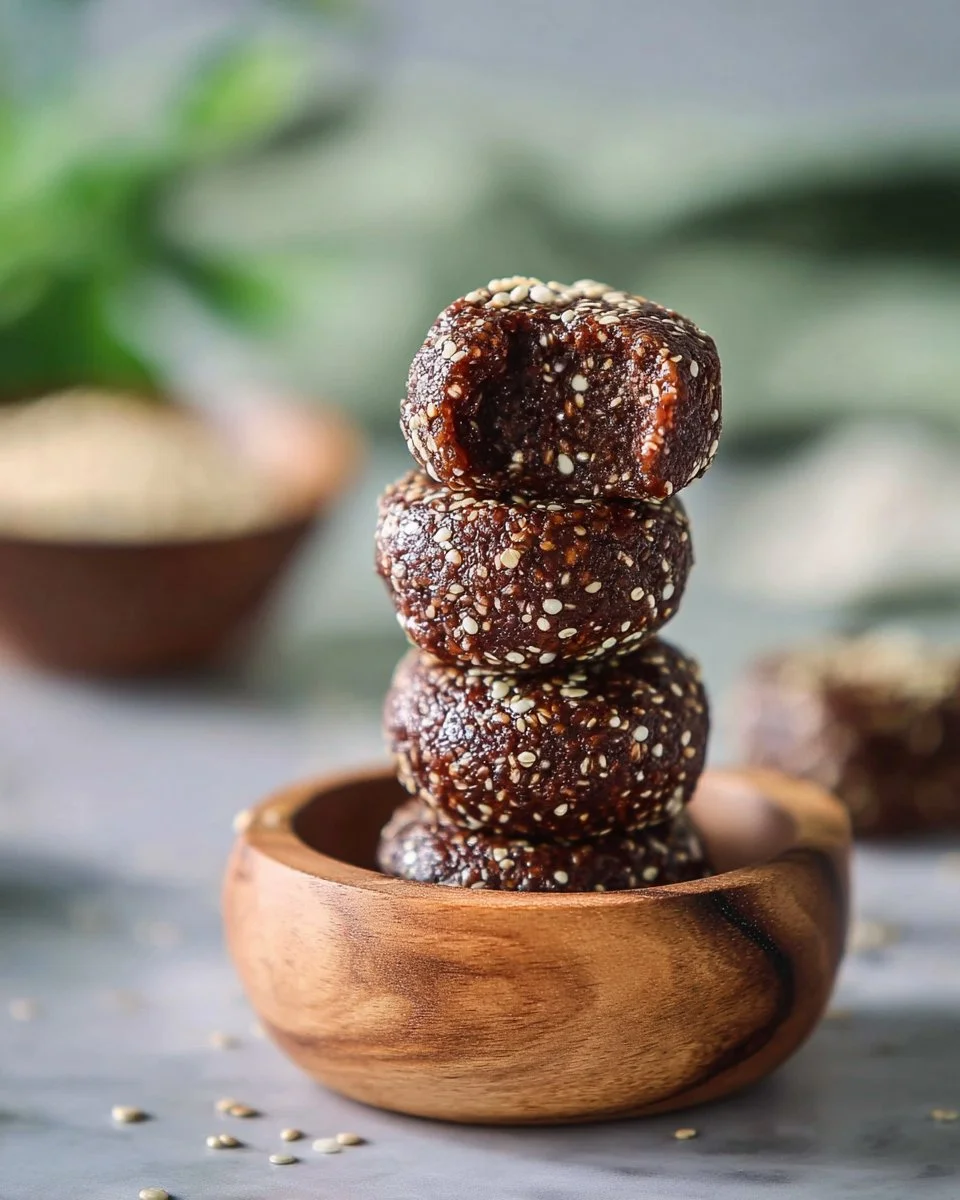 Homemade Chocolate Quinoa Bites with rich cacao and wholesome ingredients