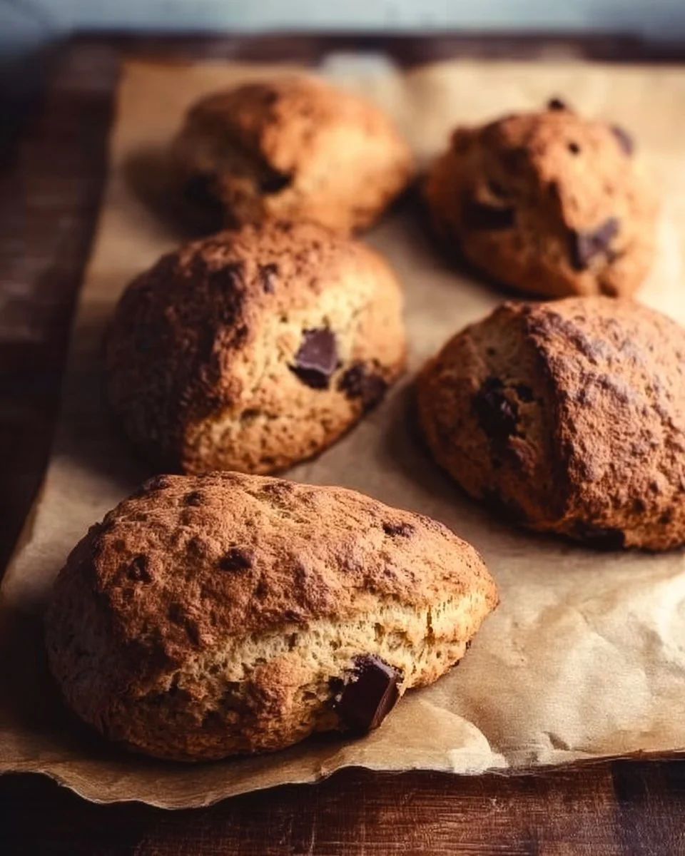Chocolate Sourdough Scones